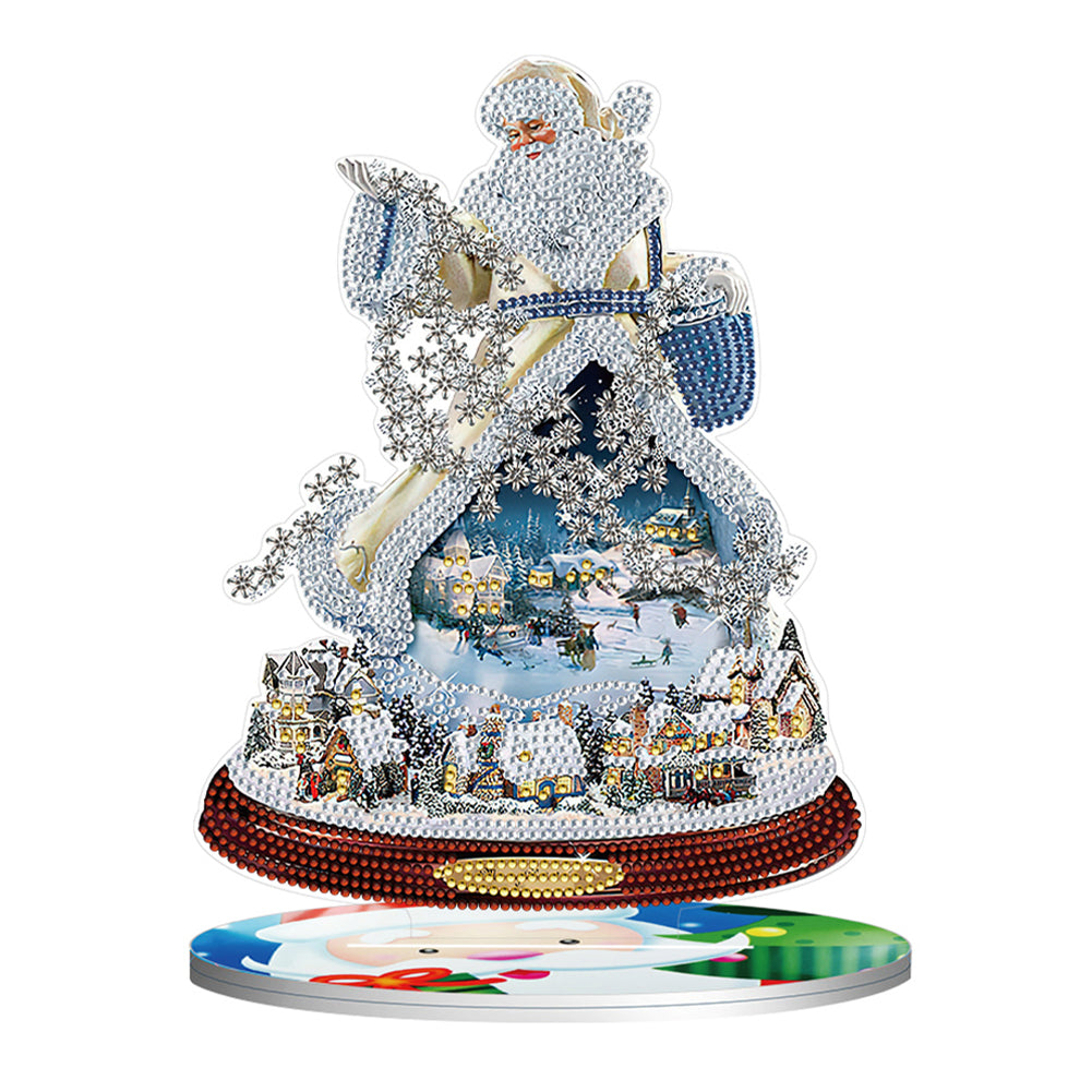 Ornement de bureau Noël-perceuse à côté unique-diamant