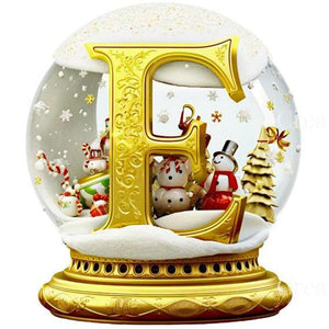 Noël-Peinture diamant ronde complète-40x40cm