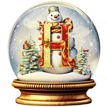 Charger l&#39;image dans la galerie, Noël-Peinture diamant ronde complète-40x40cm
