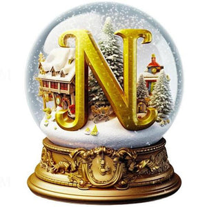 Noël-Peinture diamant ronde complète-40x40cm