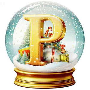 Noël-Peinture diamant ronde complète-40x40cm
