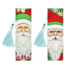 Charger l&#39;image dans la galerie, 2 pièces/ensemble-marque-page de noël en diamant
