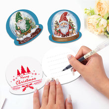 Charger l&#39;image dans la galerie, Cartes de vœux boule de cristal et diamant de noël  12 pièces/ensemble

