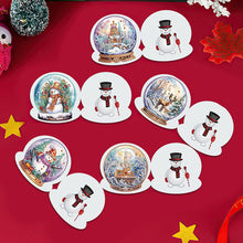 Charger l&#39;image dans la galerie, 6 pièces/ensemble de cartes de vœux de noël en diamant
