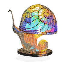 Charger l&#39;image dans la galerie, Ornement de bureau en forme de champignon et de diamant à un seul côté avec bande lumineuse
