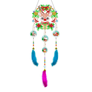 Pendentif attrape-rêves-diamant de Noël