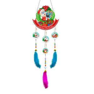 Pendentif attrape-rêves-diamant de Noël