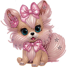 Charger l&#39;image dans la galerie, Chien-Peinture diamant spéciale partielle-30x30cm
