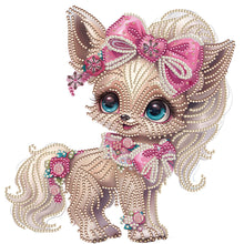 Charger l&#39;image dans la galerie, Chien-Peinture diamant spéciale partielle-30x30cm
