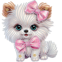 Charger l&#39;image dans la galerie, Chien-Peinture diamant spéciale partielle-30x30cm
