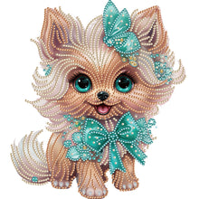 Charger l&#39;image dans la galerie, Chien-Peinture diamant spéciale partielle-30x30cm
