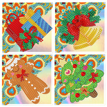 Charger l&#39;image dans la galerie, Marque-page de couverture d&#39;angle Animal-diamant, 4 pièces/ensemble
