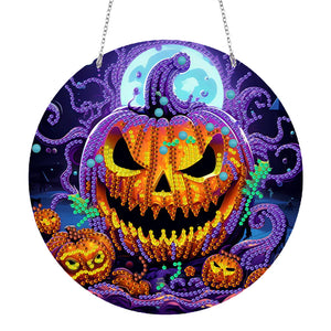 Pendentif diamant fleur double face