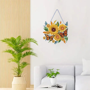 Pendentif Tournesol-Diamant