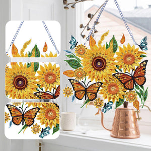 Pendentif Tournesol-Diamant