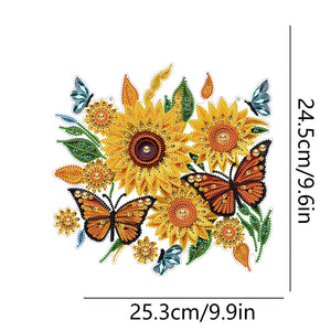 Pendentif Tournesol-Diamant