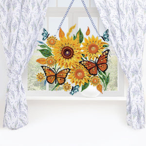 Pendentif Tournesol-Diamant