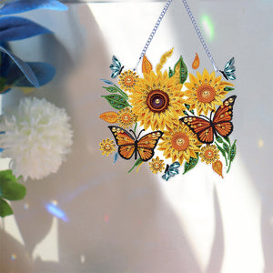 Pendentif Tournesol-Diamant