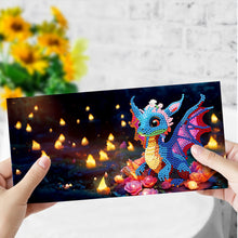 Charger l&#39;image dans la galerie, 8 pièces/ensemble de cartes de vœux Dragon-Diamant

