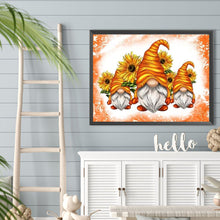 Charger l&#39;image dans la galerie, Gnome-complet Round peinture au diamant-40x30cm
