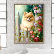 Charger l&#39;image dans la galerie, Dog-complet Round peinture au diamant-30x40cm
