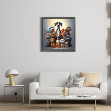 Charger l&#39;image dans la galerie, Dog-complet Square peinture au diamant-40x40cm
