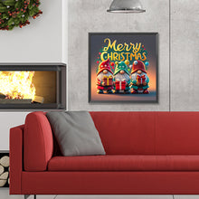 Charger l&#39;image dans la galerie, Christmas Gnome-complet Round peinture au diamant-30x30cm
