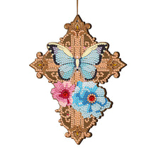Charger l&#39;image dans la galerie, Cross-Single Side Drill-Diamond Pendant
