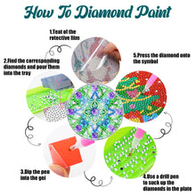 Charger l&#39;image dans la galerie, 6Pcs/Set-Mandala-Acrylic Waterproof Diamond Coaster
