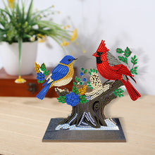 Charger l&#39;image dans la galerie, Bird-Single Side Drill-Wooden Diamond Desktop Ornament
