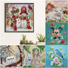 Charger l&#39;image dans la galerie, Peinture diamant spéciale partielle animale-30x30cm
