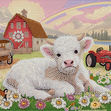 Charger l&#39;image dans la galerie, Peinture diamant spéciale partielle animale-30x30cm
