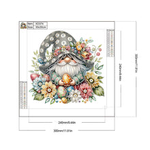 Charger l&#39;image dans la galerie, Gnome de Pâques-Peinture diamant spéciale partielle-30x30cm
