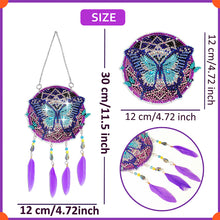 Charger l&#39;image dans la galerie, Pendentif diamant ange/papillon-double face forage-lumineux
