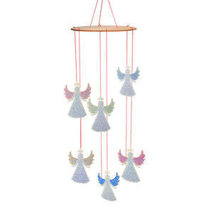 Pendentif diamant ange/papillon-double face forage-lumineux