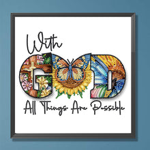 Charger l&#39;image dans la galerie, Papillon Tournesol-Peinture diamant spéciale partielle-30x30cm
