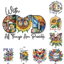 Charger l&#39;image dans la galerie, Papillon Tournesol-Peinture diamant spéciale partielle-30x30cm
