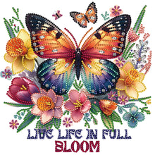 Charger l&#39;image dans la galerie, Papillon Tournesol-Peinture diamant spéciale partielle-30x30cm
