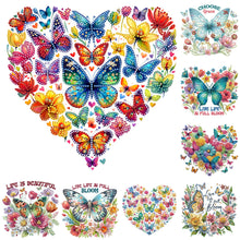 Charger l&#39;image dans la galerie, Papillon Tournesol-Peinture diamant spéciale partielle-30x30cm
