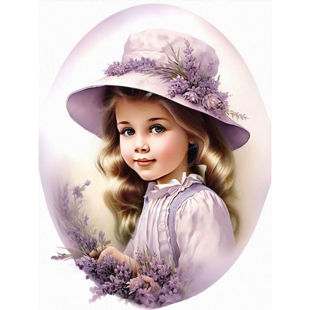 La vie des animaux de compagnie Fille-Full Round/Square Diamond Painting-30x40cm/40x50cm/50x70cm