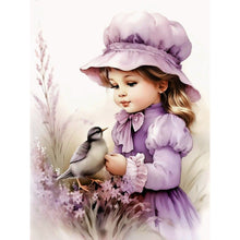 Charger l&#39;image dans la galerie, La vie des animaux de compagnie Fille-Full Round/Square Diamond Painting-30x40cm/40x50cm/50x70cm
