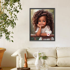 Princess Fille-Full Round/Square Diamond Painting-30x40cm/40x50cm/50x70cm
