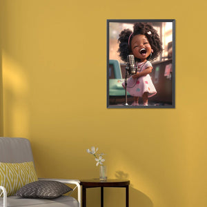 Princess Fille-Full Round/Square Diamond Painting-30x40cm/40x50cm/50x70cm
