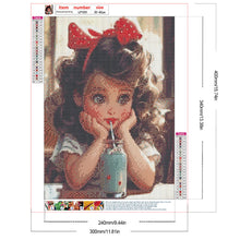 Charger l&#39;image dans la galerie, Princess Fille-Full Round/Square Diamond Painting-30x40cm/40x50cm/50x70cm
