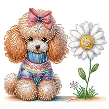 Charger l&#39;image dans la galerie, Peinture diamant spéciale partielle pour chien-35x30cm
