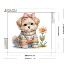 Charger l&#39;image dans la galerie, Peinture diamant spéciale partielle pour chien-35x30cm
