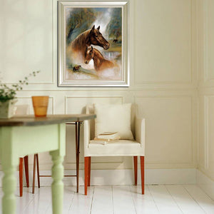 Multi-Taille en option]Chevaux-Complète Rond/Carré Daimond Painting