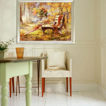 Charger l&#39;image dans la galerie, Automne belle - diamant rond complet - 40x30cm
