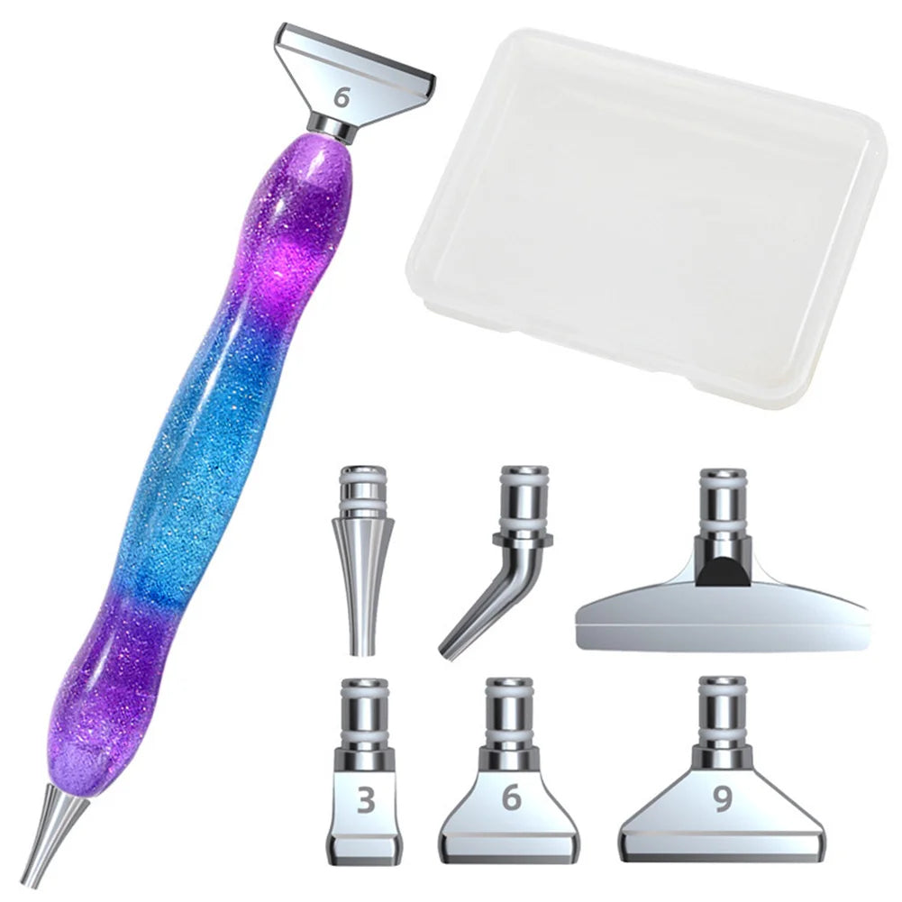 1 stylo de peinture diamant avec pointe de rechange.