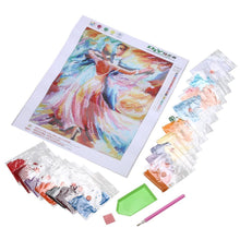 Charger l&#39;image dans la galerie, Danse - diamant rond complet - 30x36cm
